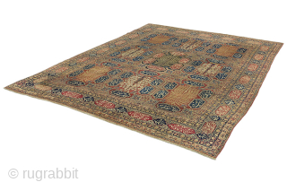 Size: 370x276 cm
Thickness: Medium (5-10mm)
Oldness: 120+ (Antique)
Pile - Warp: Wool on Cotton
Node Density: about 120,000 knots per m²

mail: carpetu2@gmail.com
              