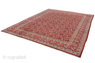 Bijar - Antique Persian Carpet

Size: 387x292 cm
Thickness: Medium (5-10mm)
Oldness: 80-100 (Antique)
Pile - Warp: Wool on Cotton
Node Density: about 350,000 knots per m²

mail: carpetu2@gmail.com
          
