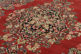 Sultanabad - Antique Persian Carpet

Size: 428x318 cm
Thickness: Medium (5-10mm)
Oldness: 80-100 (Antique)
Pile - Warp: Wool on Cotton
Node Density: about 120,000 knots per m²

mail:carpetu2@gmail.com           