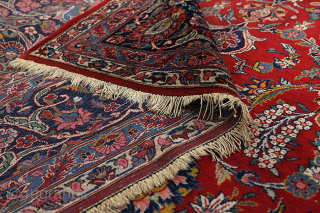 Kashan - Antique Persian Carpet

Size: 363x275 cm
Thickness: Medium (5-10mm)
Oldness: 80-100 (Antique)
Pile - Warp: Wool on Cotton
Node Density: about 300,000 knots per m²
mail: carpetu2@gmail.com          