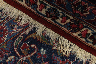 Kashan - Antique Persian Carpet

Size: 363x275 cm
Thickness: Medium (5-10mm)
Oldness: 80-100 (Antique)
Pile - Warp: Wool on Cotton
Node Density: about 300,000 knots per m²
mail: carpetu2@gmail.com          