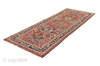 Jozan - Antique Persian Carpet

Size: 287x107 cm
Thickness: Medium (5-10mm)
Oldness: 80-100 (Antique)
Pile - Warp: Wool on Cotton
Node Density: about 90,000 knots per m²

mail:carpetu2@gmail.com
           