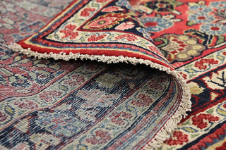 Jozan - Antique Persian Carpet

Size: 287x107 cm
Thickness: Medium (5-10mm)
Oldness: 80-100 (Antique)
Pile - Warp: Wool on Cotton
Node Density: about 90,000 knots per m²

mail:carpetu2@gmail.com
           