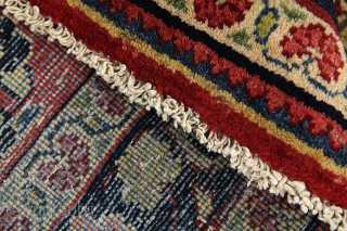 Jozan - Antique Persian Carpet

Size: 287x107 cm
Thickness: Medium (5-10mm)
Oldness: 80-100 (Antique)
Pile - Warp: Wool on Cotton
Node Density: about 90,000 knots per m²

mail:carpetu2@gmail.com
           