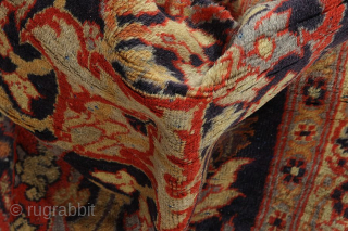Farahan - Antique Persian Carpet

Size: 296x199 cm
Thickness: Medium (5-10mm)
Oldness: 120+ (Antique)
Pile - Warp: Wool on Cotton
Node Density: about 200,000 knots per m²

mail:carpetu2@gmail.com
           