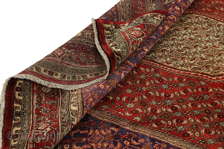 Bijar - Kurdi - Antique Persian Carpet

Size: 330x230 cm
Thickness: Medium (5-10mm)
Oldness: 80-100 (Antique)
Pile - Warp: Wool on Cotton
Node Density: about 200,000 knots per m²

mail:carpetu2@gmail.com
         