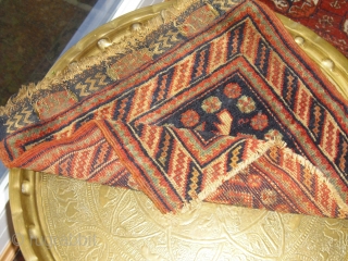 Afshar bagface fragment - around 1900 - size: 48 x 52 cm                     