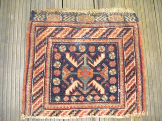 Afshar bagface fragment - around 1900 - size: 48 x 52 cm                     