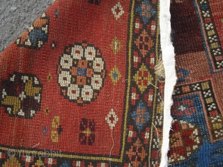 Prayer rug fragment - 1850-1900 - anatolian - turkish - size: 112 x 85 cm - shippment worldwide possible              