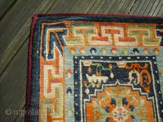 Old Tibetan (maybe around 1920?) mat in good condition - Size: 67 x 80 cm, shipping worldwide possible               