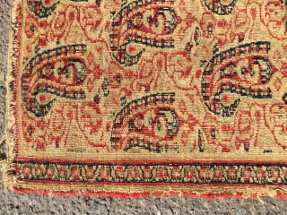 19th century Chorassan/ Doroksh - Fragment - Size: approx 112 x 160 cm - absolutely rare piece with great colors             