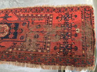 Antique Ersari Torba - large tent bag - 19th century - fragment
clean - great colors, soft wool on goats hair - Size: approx. 160 cm x 52 cm
     