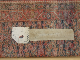 Farahan Fragment + around 1890 + worn condition + cleanly + 
size: ca.205 x 135 cm + still elegant + socalled gentlemen's carpet          