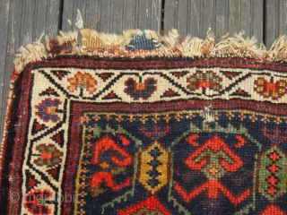 Old Caucasian or Northwest Persian bagface fragment - very soft and meaty wool                    