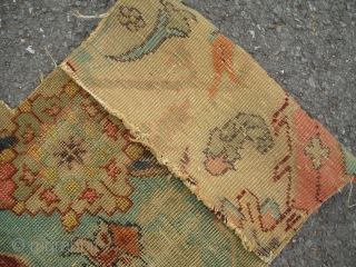Antique Carpet Fragment - around 1800 - Size: 60 cm x 32 cm - very rare, I have no idea about the provenience of this piece - shipping worldwide possible   