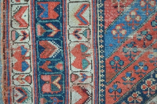 Exceptional Carpet ca. 1870, 128 x 201 cm. I would much appreciate if someone could help me to identify this carpet for which I could not find any analogy. Thanks in advance! 