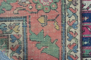 Antique Karabagh carpet, 241 x 95 cm, ca. 1850                        