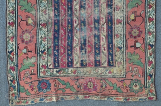 Antique Karabagh carpet, 241 x 95 cm, ca. 1850                        