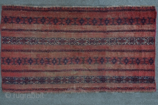 Large Kizil Ayak Chuval, 172 x 95 cm, very soft handling, 19th.C.                     