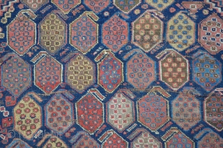 A 19th C. Afshar in as found condition, 162 x 126 cm                     