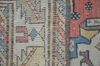 East Caucasian carpet, probably Derbent / Daghestan with kind of Alphan Kuba influenced design,19th c. 268 x 152 cm              