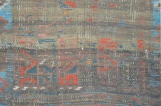 East Anatolian Carpet Fragment, 19th, 214 x 99 cm                        