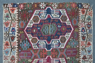 Large east Anatolian Kilim fragment, 238 x 152 cm                        