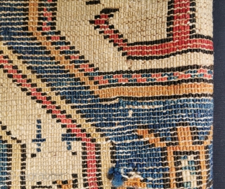 Caucasian carpet fragment, ca. 1800? 55 x 77 cm                        