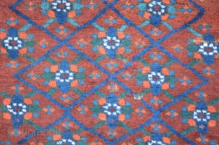 Baluch with Mina Khani design, now restored. 179 x 99 cm                      