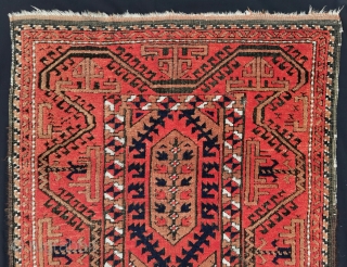 Antique Baluch, 19th. c. partially with camel ground, 158 x 87 cm                     