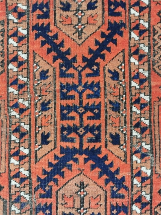 Antique Baluch, 19th. c. partially with camel ground, 158 x 87 cm                     