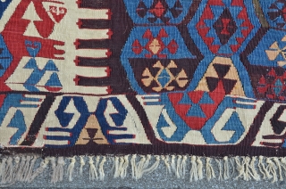 Anatolian Kilim fragment, 87 x 67 cm                          