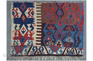 Anatolian Kilim fragment, 87 x 67 cm                          