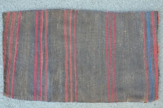 Baluch bag, front and back side, 89 x 53 cm, ca. 1930, meaty floor with shiny wool.                