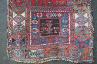 East Anatolian Yuruk, 19th, great colors...lots of different greens, aubergine.
203 x 134 cm. 
                   