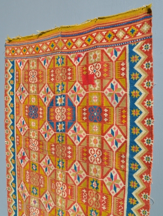 Swedish Skane "Rolakan" tapestry Dated 1822 and signed "B N D." Size is 71 x 50 inches. Thank you              