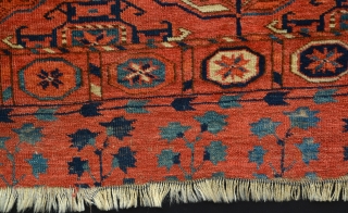 18th or early 19th Century prototypical Tekke textile. 59 x 41 inches.
                     