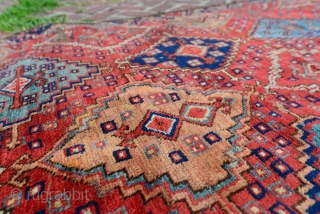 Spectacular Early 1800 Turkmen Ersari Beshir Carpet. Undocumented as far as I know. $1 NO RESERVE on eBay:
http://www.ebay.com/itm/NO-RES-SPECTACULAR-EARLY-1800s-TURKMEN-BESHIR-ERSARI-RUG-CARPET-MUSEUM-RUG-/311669850831?ssPageName=STRK:MESE:IT               