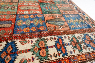 Early Village Bakhtiar or Bakhtiari
All natural colors and good original condition. Needs selvages 
4 x 6 ft                
