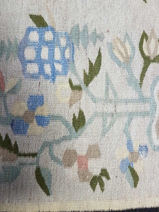 SOLD-This is an antique Bessarabian Kilim in very good condition. It has one old repair roughly 2inchx0.5inch that is only visible when very carefully examined. The Kilim measures 3.00x1.77m.-SOLD    