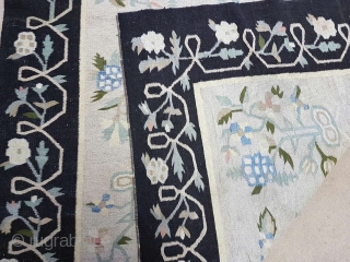 SOLD-This is an antique Bessarabian Kilim in very good condition. It has one old repair roughly 2inchx0.5inch that is only visible when very carefully examined. The Kilim measures 3.00x1.77m.-SOLD    