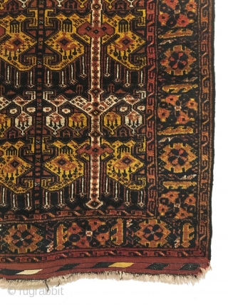 Antique Ersari Beshir Khali. Late 19th Century. Ikat design. Excellent condition. 5 colors. 3’5 x 3’11. Carefully hand washed.

For comparison, please see pg. 305, fig. 142, 'Carpets of the People of Central  ...