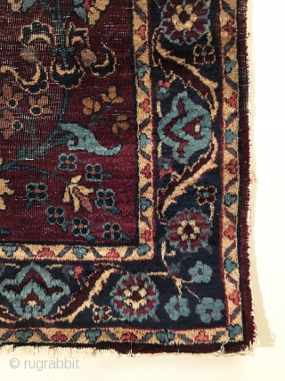 Anatolian Rug.  Late 19th Century.  Inscribed.  Condition: good considering age.  6 colors.  55 x 33in.  Delicately hand washed.         