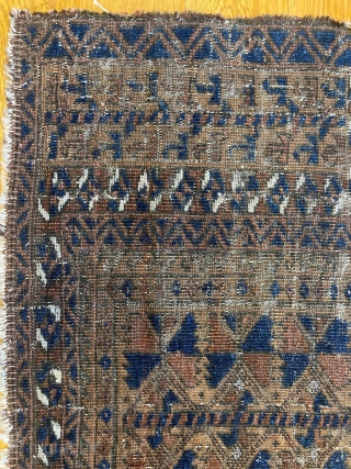 4' x 2'6" Rare Khorosan Baluch Prayer Rug [027]

Rare antique Khorosan Baluch prayer rug. Featuring a yellow ground with diamond bird tree flanking willow leaves and bordered by bird trees. Features six  ...