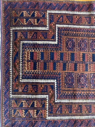 4‘9“ X 3‘2“ Timuri Prayer Rug [049]

Antique Timuri prayer rug. Featuring a leaf tree flanked by rows of boxed diamonds. Six vibrant colors, in excellent condition, and given a museum quality hand  ...