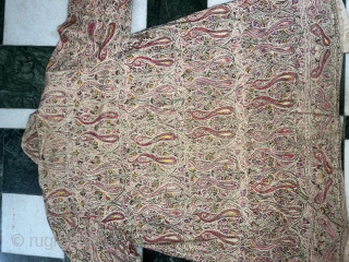 Antique 19th century Kashmir ( women’s jacket ) silk threads embroidery on pashmina” 
Condition & colours are great, please inquiry about size more images etc,        