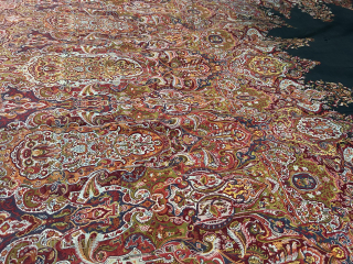 A Rare & finest French long shawl, 1830-1840thC designed by Jean Baptiste Amédée couder, one of the best known designers of French shawls, museum quality collectors taste,  Extremely bright colours &  ...