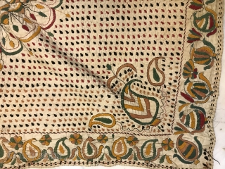 Kantha embroidered cotton Probably From East ( Bangla desh ) region India jaeessore district, 

                  