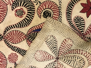 Kantha embroidered cotton, Bangla desh faridpur district, India.

                         