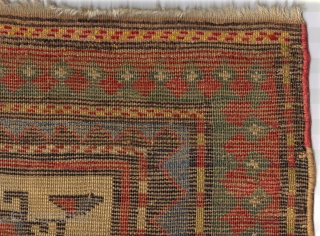 Kazak Rug, 3'7 x 7'8. For a full description of this rug, see Image #2. (Inventory Number 63.)               